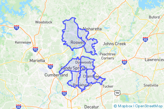 Service Area Map