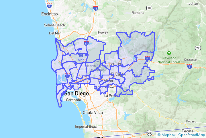 Service Area Map