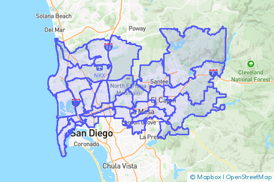 Service Area Map