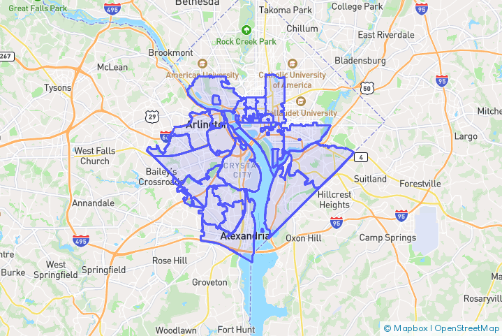 Service Area Map