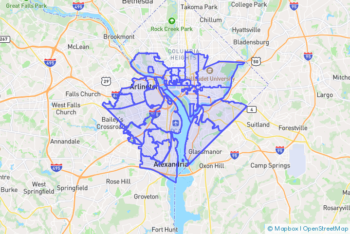 Service Area Map