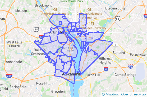 Service Area Map