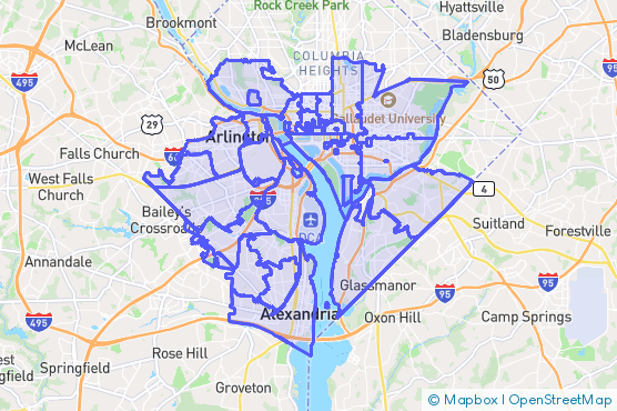 Service Area Map