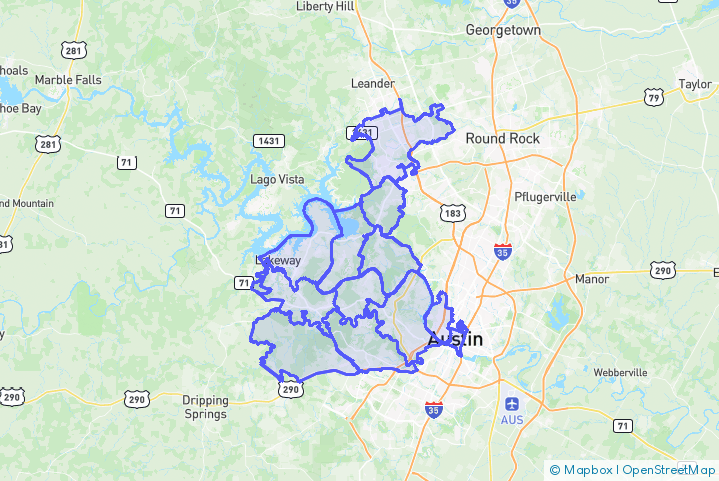 Service Area Map