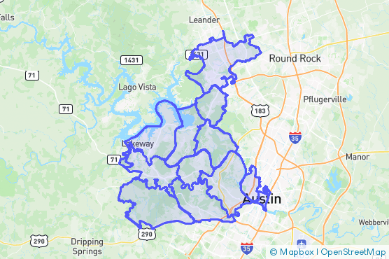 Service Area Map