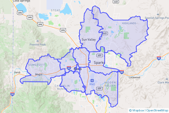 Service Area Map