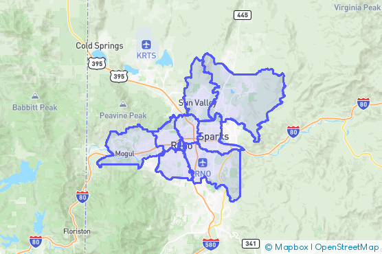 Service Area Map