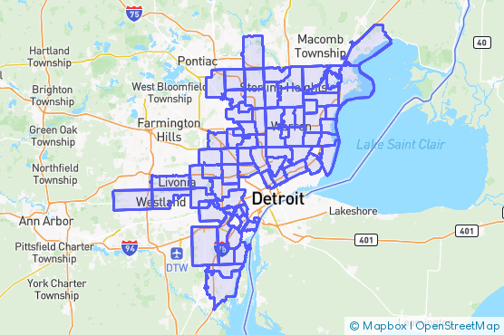Service Area Map