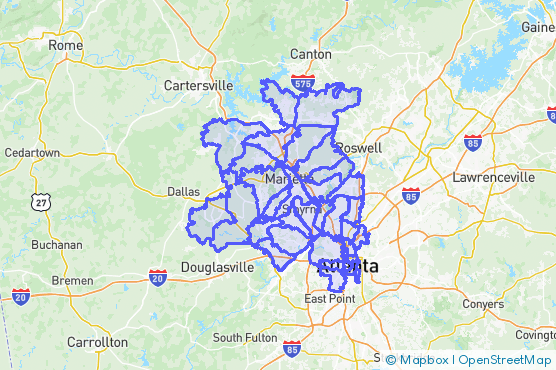 Service Area Map