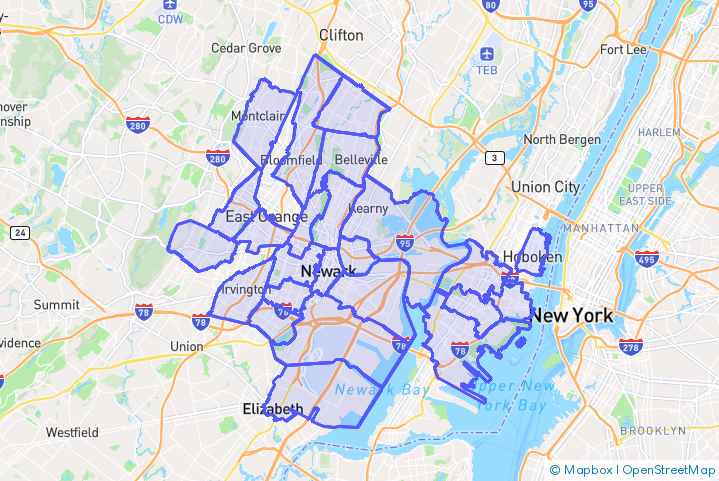Service Area Map