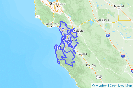 Service Area Map