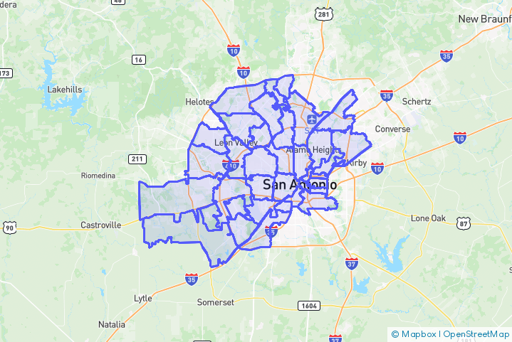 Service Area Map