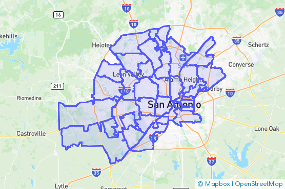 Service Area Map
