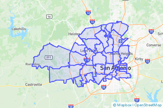 Service Area Map