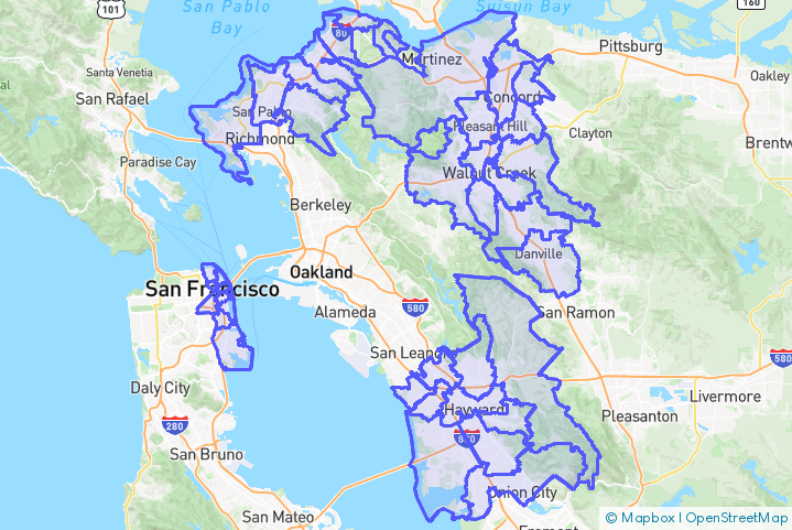 Service Area Map