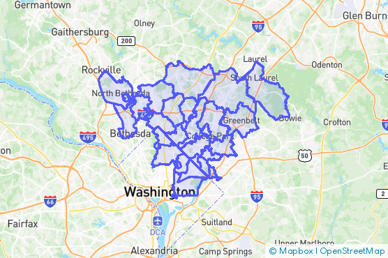 Service Area Map