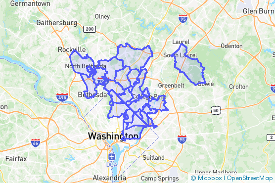 Service Area Map