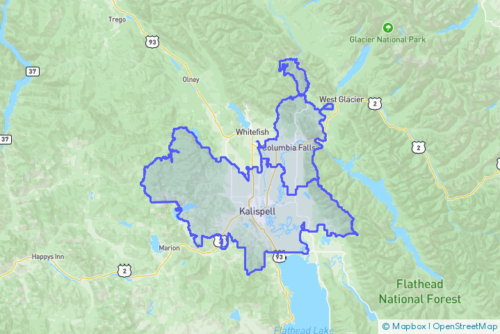 Service Area Map