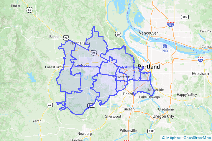 Service Area Map