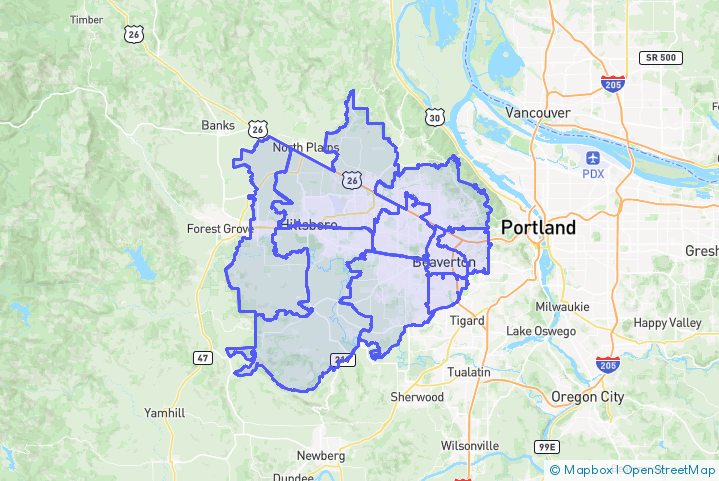 Service Area Map