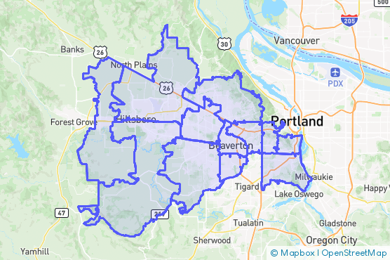 Service Area Map