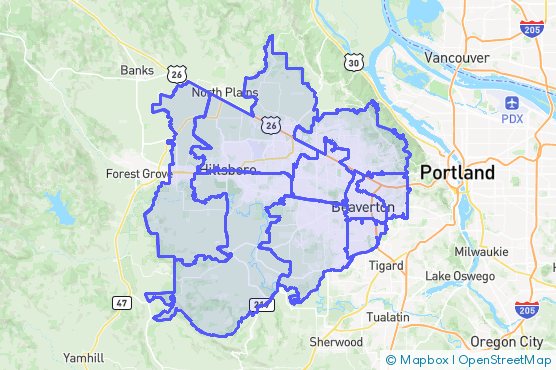 Service Area Map