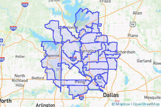 Service Area Map