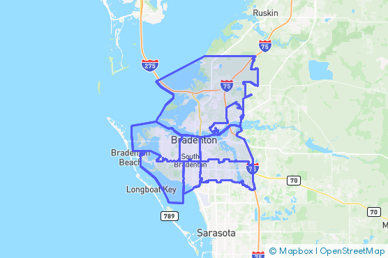Service Area Map
