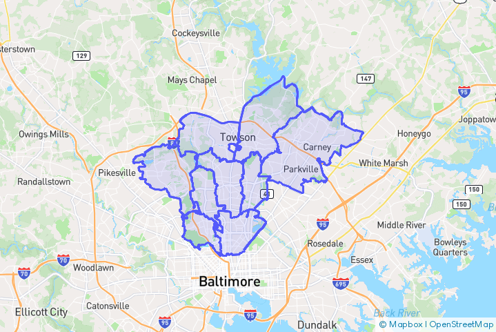 Service Area Map
