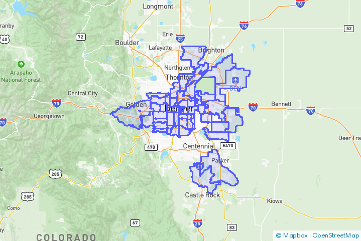 Service Area Map