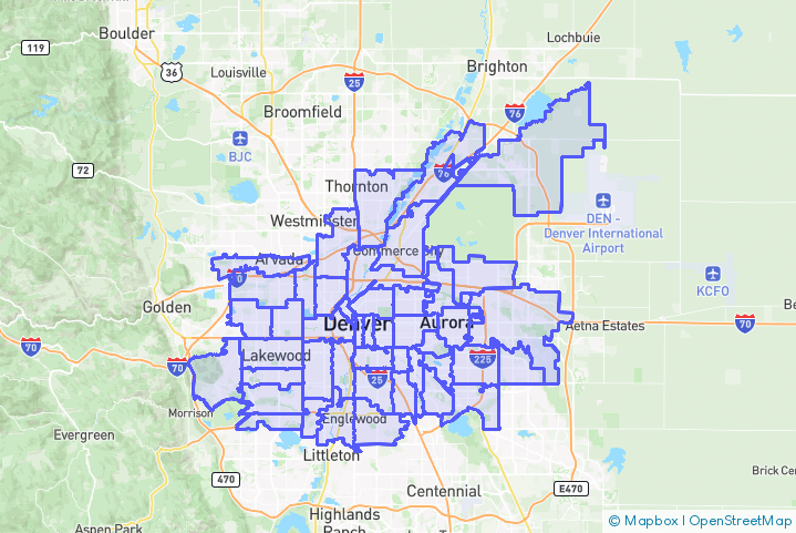 Service Area Map