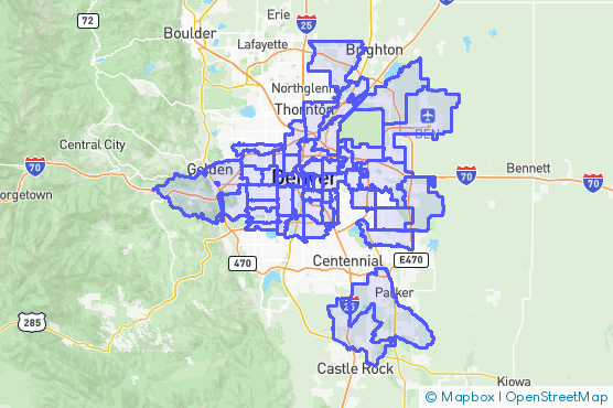 Service Area Map