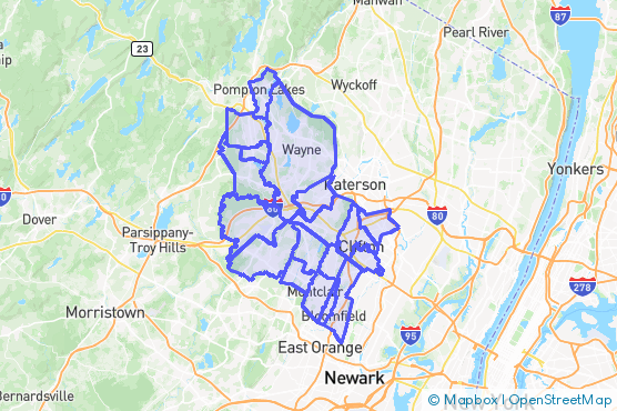Service Area Map