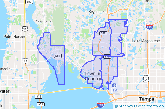 Service Area Map