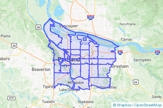 Service Area Map
