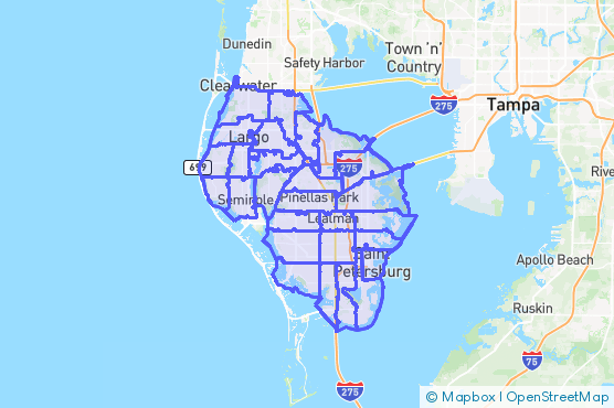 Service Area Map