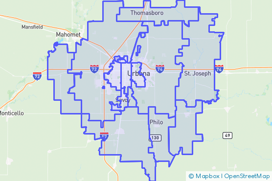 Service Area Map