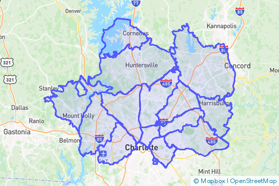 Service Area Map