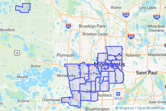Service Area Map