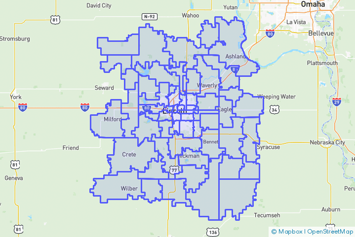 Service Area Map