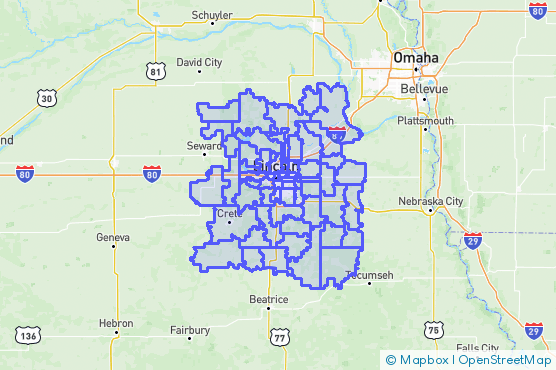 Service Area Map