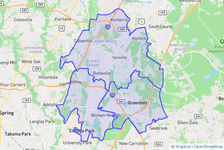 Service Area Map