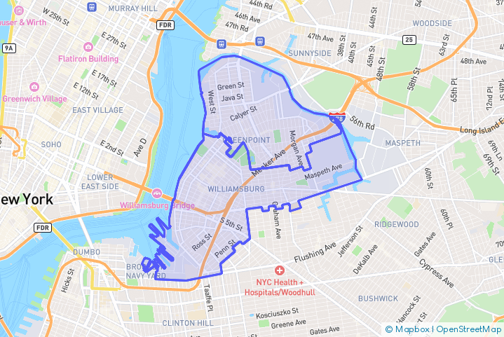 Service Area Map