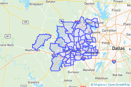 Service Area Map