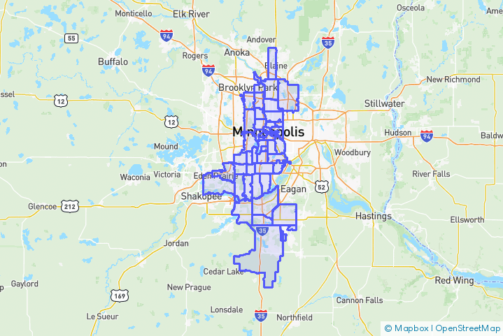 Service Area Map