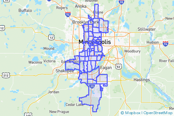 Service Area Map
