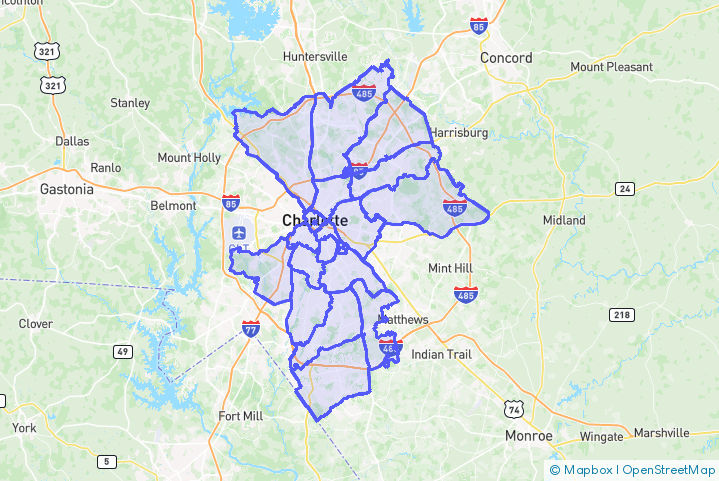 Service Area Map