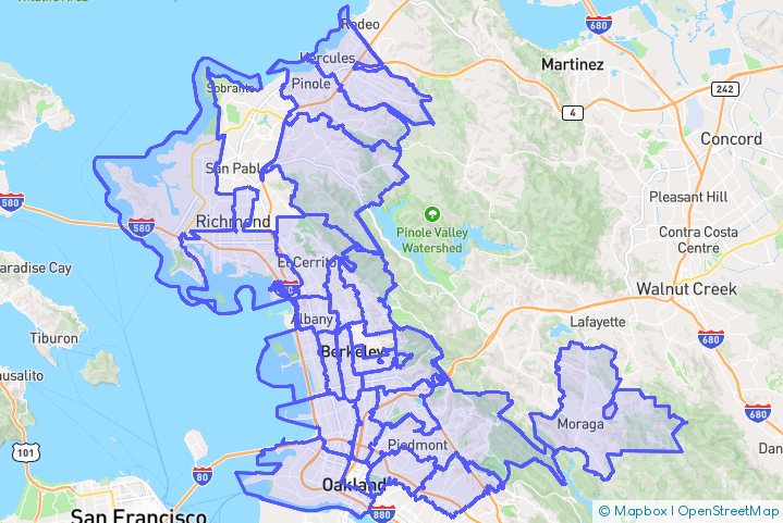 Service Area Map
