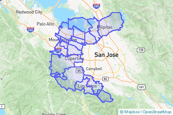 Service Area Map