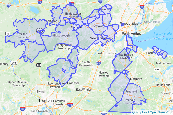 Service Area Map